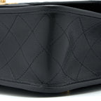 CHANEL 22K LARGE BACKPACK CAVIAR BLACK BRUSHED GHW (MICROCHIP)