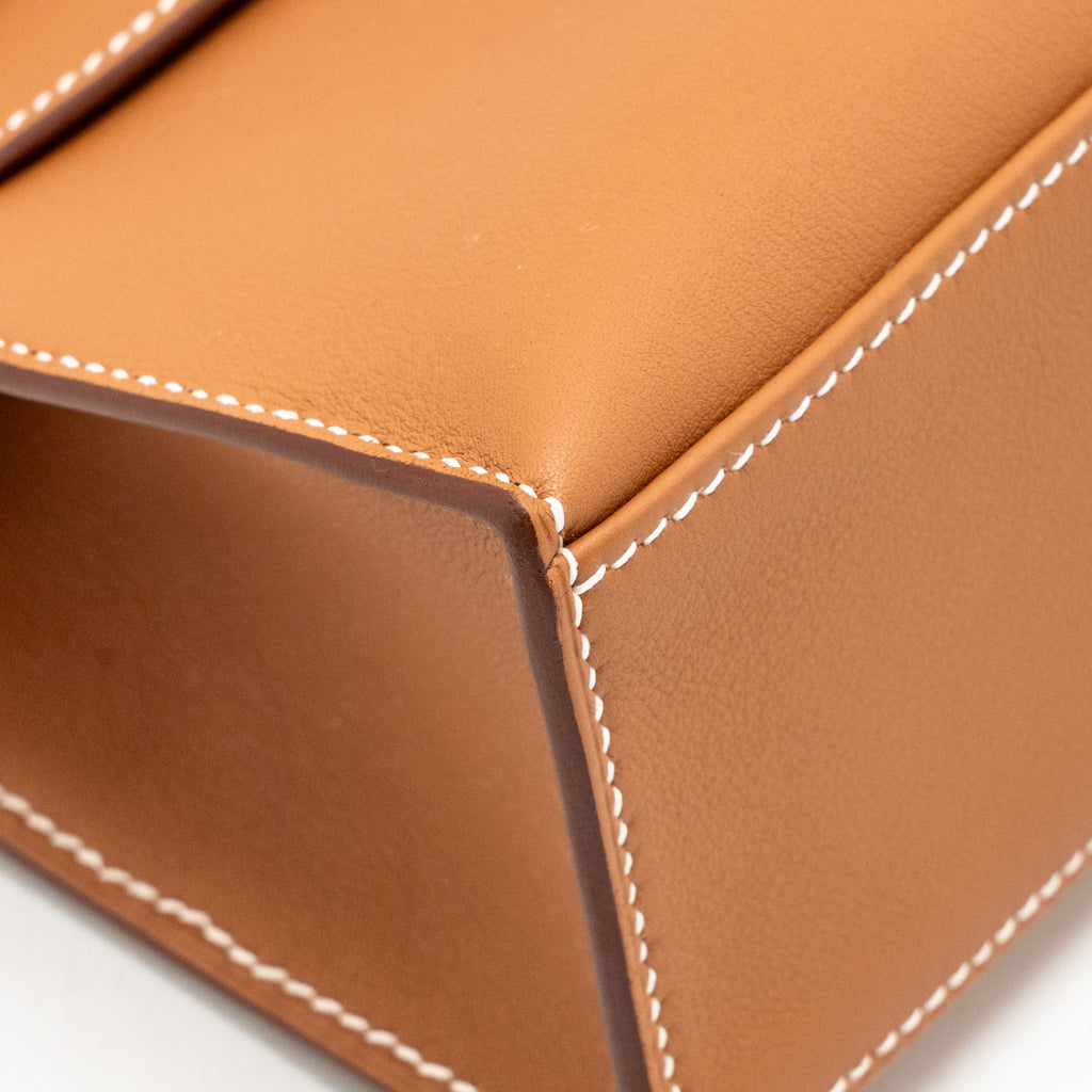 Hermes Kelly Pochette Swift Gold GHW