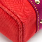 LOUIS VUITTON CANVAS TOTE BAG IN RED