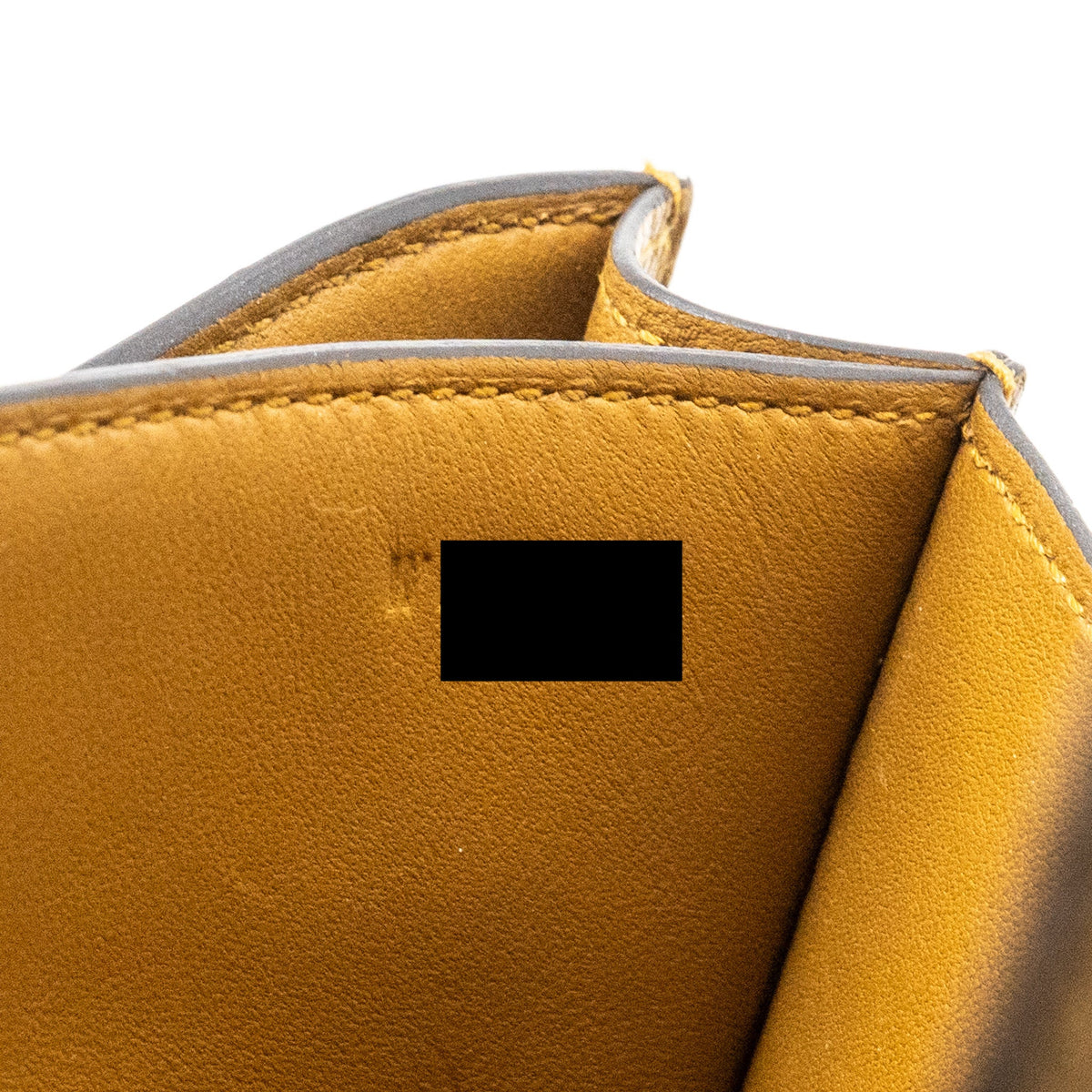 Hermes Mini Constance Chèvre Mysore Kraft GHW