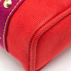 LOUIS VUITTON CANVAS TOTE BAG IN RED
