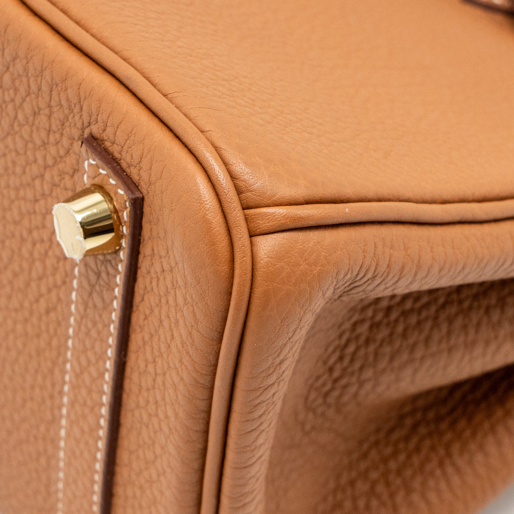 Hermes Birkin 25 togo gold GHW