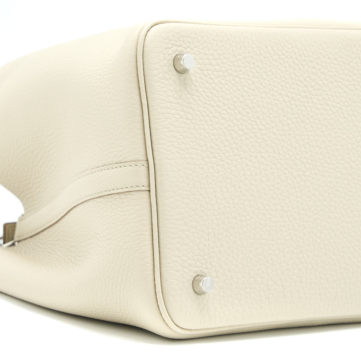 Hermes Picotin 22 Lock Bag Clemence 8L Beton SHW