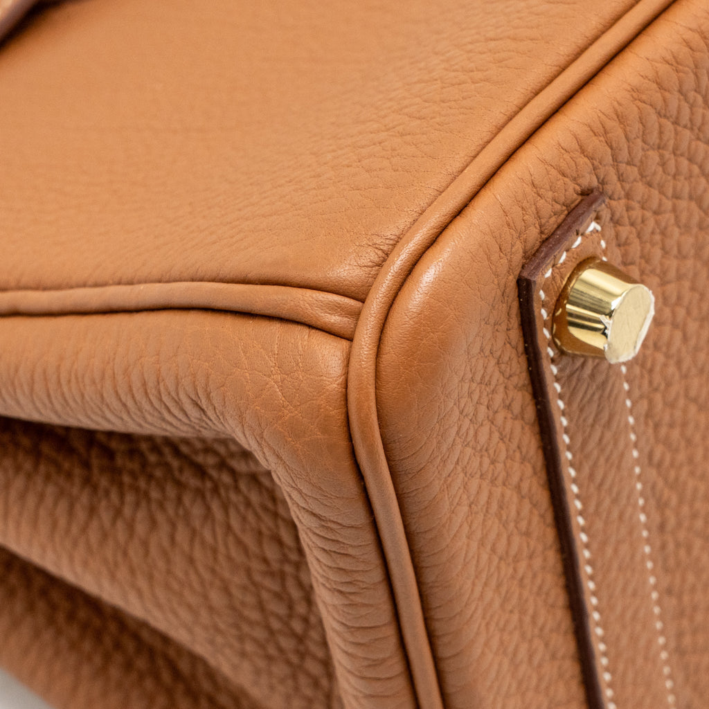 Hermes Birkin 25 togo gold GHW