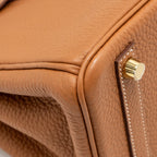Hermes Birkin 25 togo gold GHW
