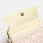 DIOR MY DIOR MINI BAG LAMBSKIN LIGHT PINK/LIGHT YELLOW LGHW
