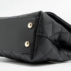 CHANEL MINI COCOHANDLE CAVIAR BLACK LGHW (MICROCHIP)