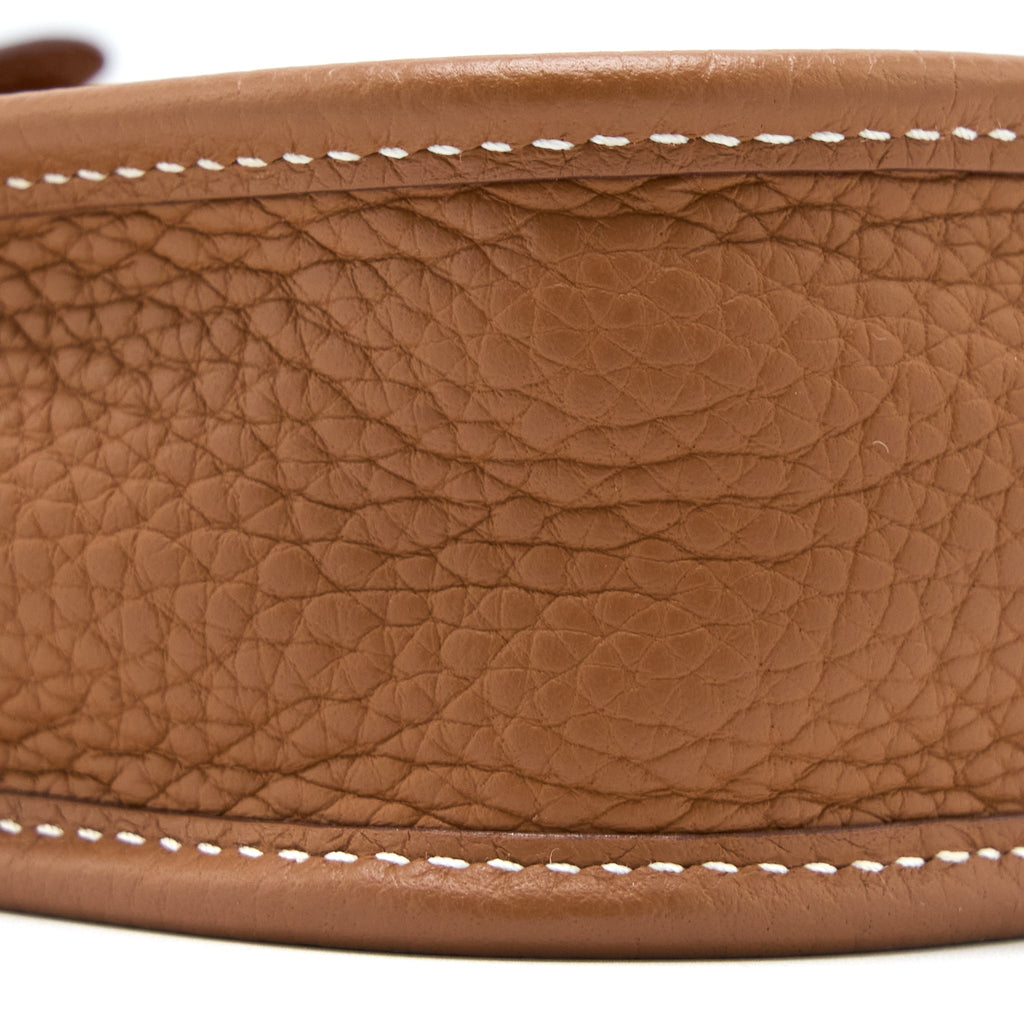 Hermes Mini Evelyn Clemence Gold GHW