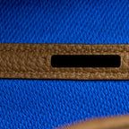 HERMES GARDEN PARTY 36 NEGONDA/CANVAS ECRU/ALEZAN/BLUE BILL SHW
