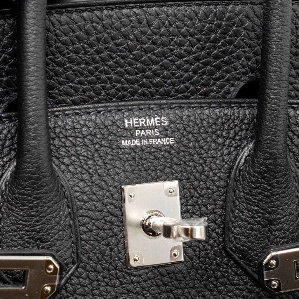 Hermes birkin 25 togo black SHW
