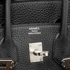 Hermes birkin 25 togo black SHW