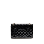 Chanel Large 2.55 Reissue Flap Bag Patent Leather Black SHW