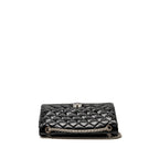 Chanel Large 2.55 Reissue Flap Bag Patent Leather Black SHW