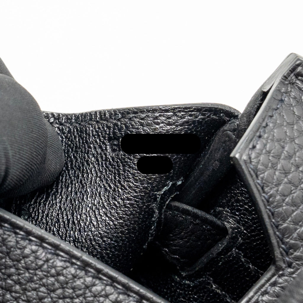 Hermes birkin 25 togo black SHW