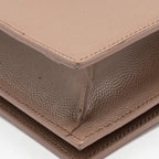 Saint Laurent/YSL Kate Clutch Grained Calfskin Beige SHW