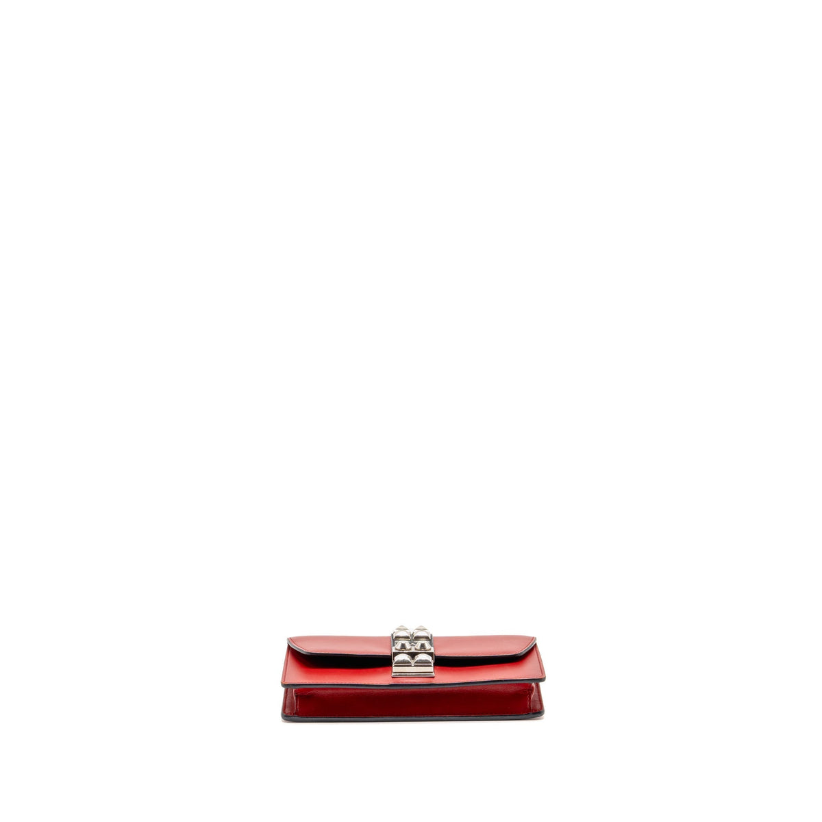 Prada Elektra Wallet on Chain Calfskin Red/Black SHW