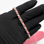 Chanel choco bar Minaudiere clutch pink SHW