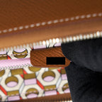 Hermes Silk Compact Wallet Epsom Gold SHW