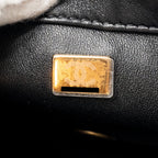 CHANEL 22B HEART CHAIN FLAP BAG LAMBSKIN BLACK GHW(MICROCHIP)