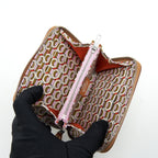 Hermes Silk Compact Wallet Epsom Gold SHW