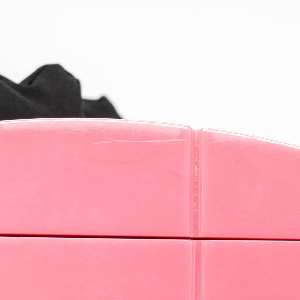 Chanel choco bar Minaudiere clutch pink SHW