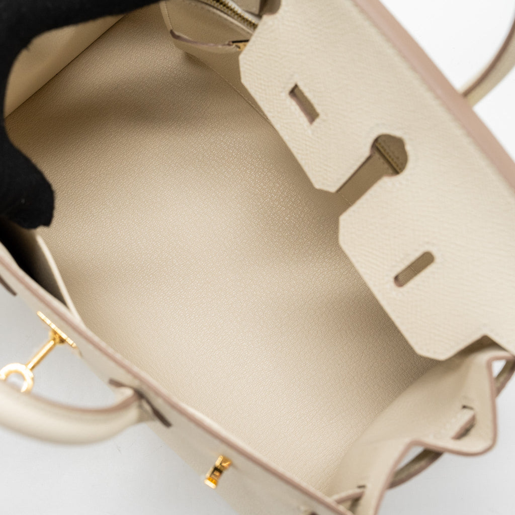 Hermes Birkin 25 Epsom Craie GHW