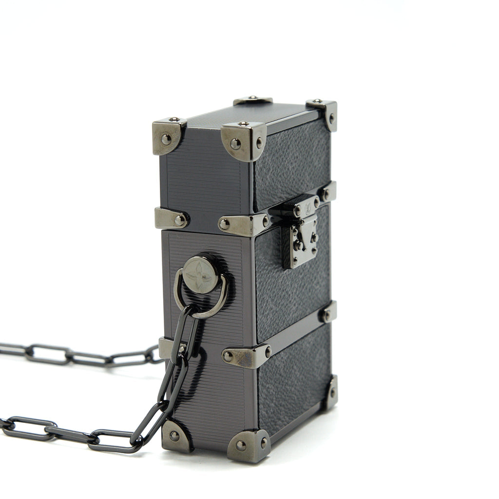 LOUIS VUITTON SUPER MINI TRUNK BOX WITH CHAIN