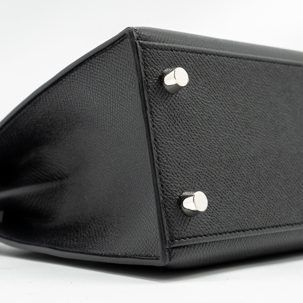 HERMES KELLY 25 EPSOM BLACK SHW
