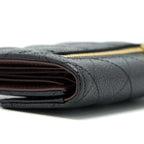 CHANEL SMALL FLAP WALLET CAVIAR BLACK GHW