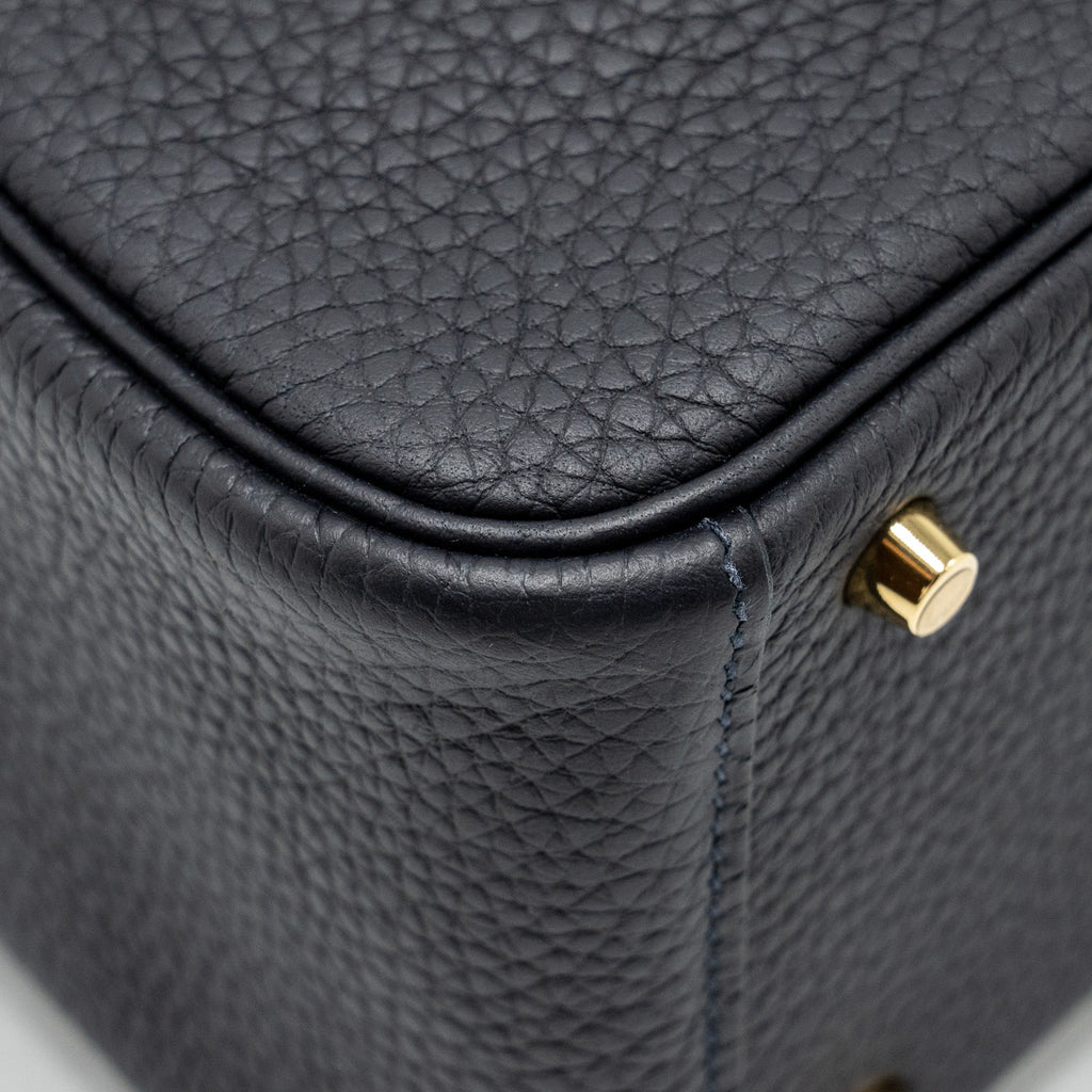 Hermes Mini Lindy Clemence Caban GHW