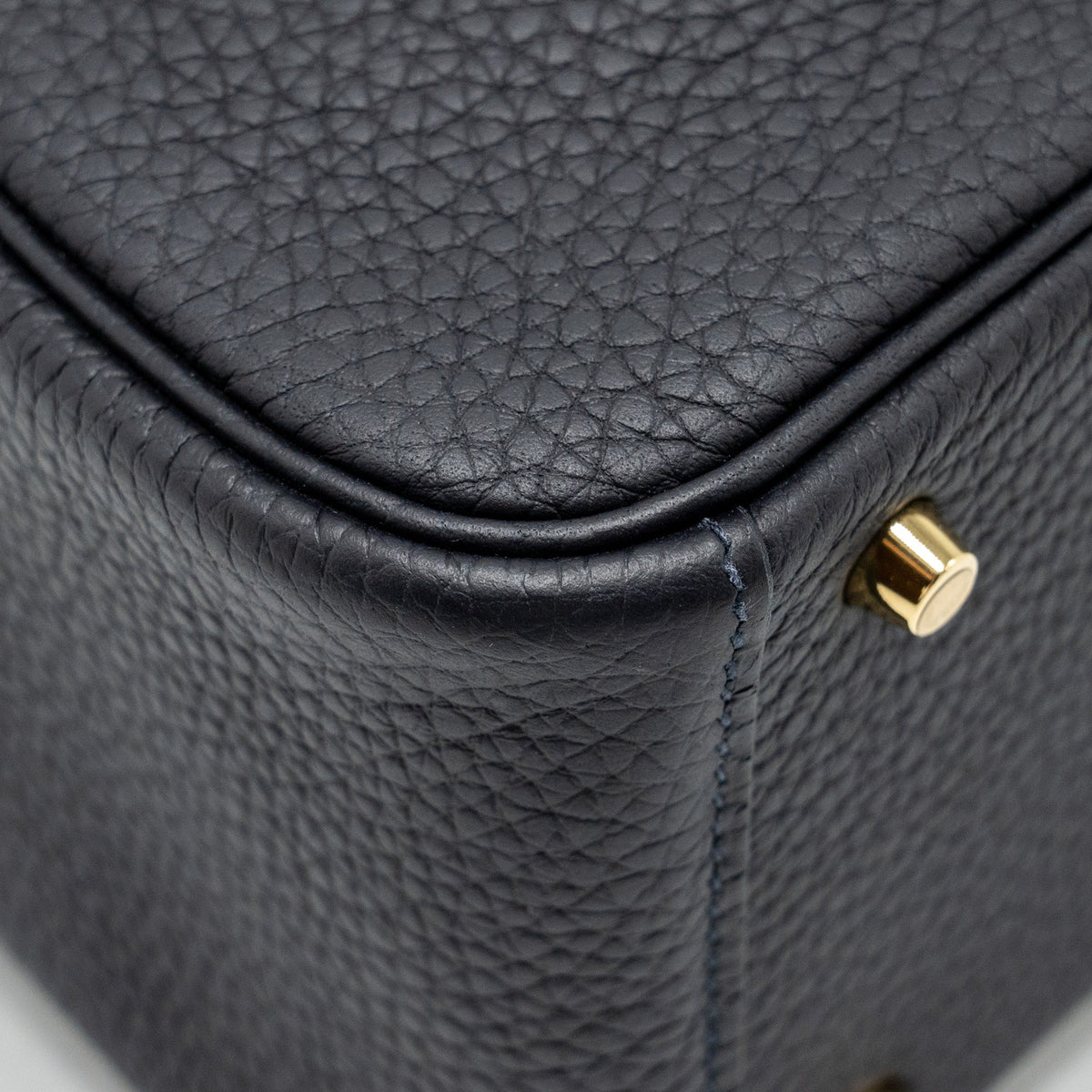 Hermes Mini Lindy Clemence Caban GHW