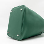 HERMES PICOTIN 22 LOCK BAG CLEMENCE VERT MOYEN SHW