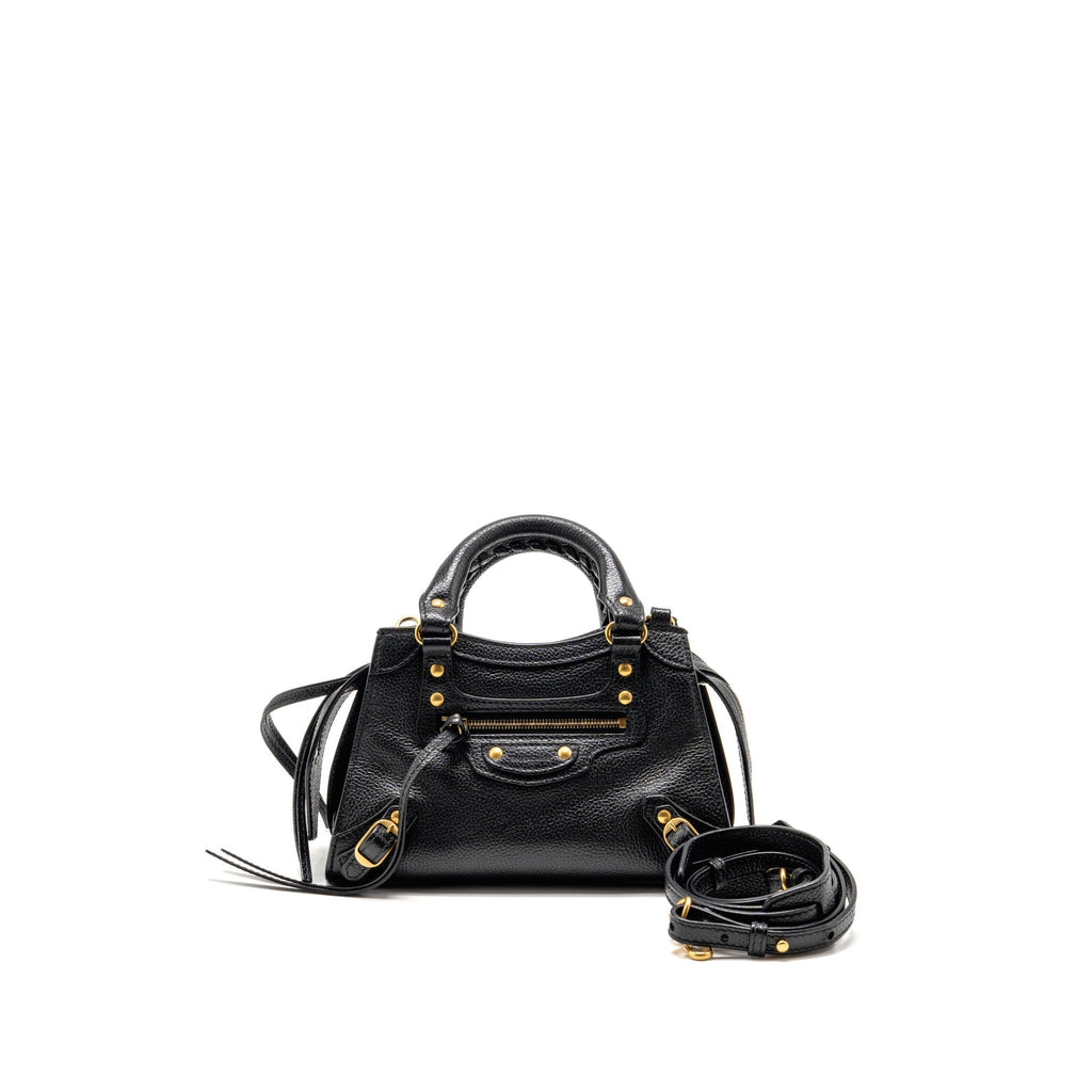 Balenciaga Neo Classic City Bag Grained Calfskin Black GHW