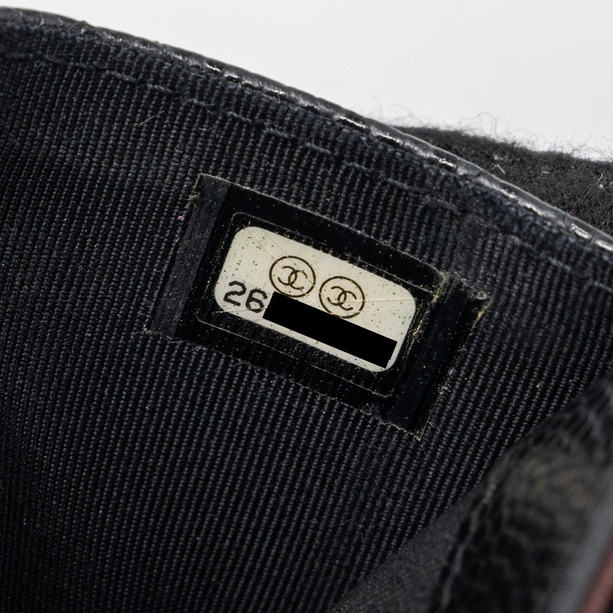 CHANEL CLASSIC FLAP CARD HOLDER CAVIAR BLACK SHW