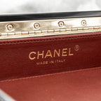 Chanel 2016 moonlight Minaudiere evening bag lucite / crystal black LGHW
