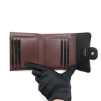 CHANEL SMALL FLAP WALLET CAVIAR BLACK GHW