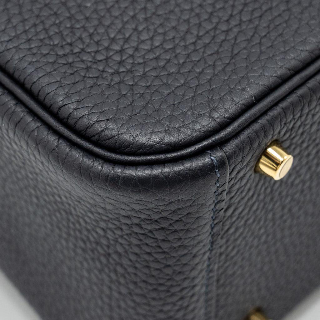 Hermes Mini Lindy Clemence Caban GHW