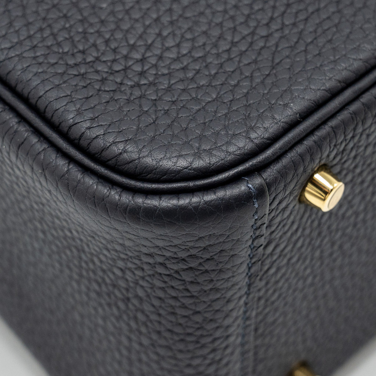 Hermes Mini Lindy Clemence Caban GHW