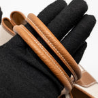 HERMES NEO GARDEN PARTY 23 CANVAS/NEGONDA ECRU-BEIGE/GOLD SHW