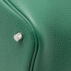 HERMES PICOTIN 22 LOCK BAG CLEMENCE VERT MOYEN SHW