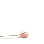 Chanel small heart bag lambskin pink LGHW (microchip)