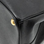 PRADA LARGE SAFFIANO TOTE BAG LEATHER BLACK GHW