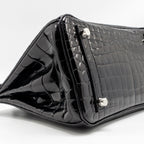 Hermes Birkin 25 Crocodile Niloticus Black SHW