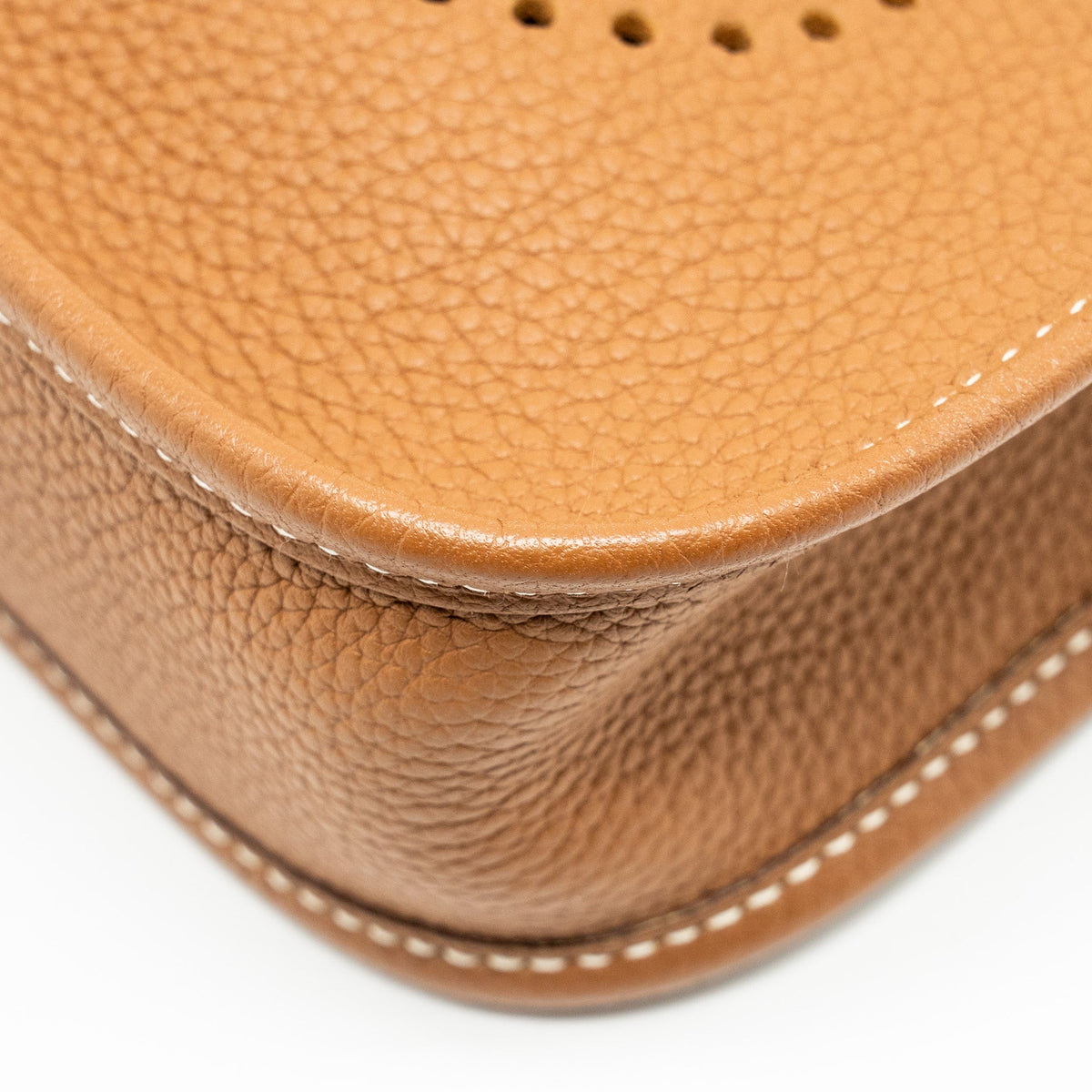 Hermes Mini Evelyne Taurillon Maurice Gold SHW