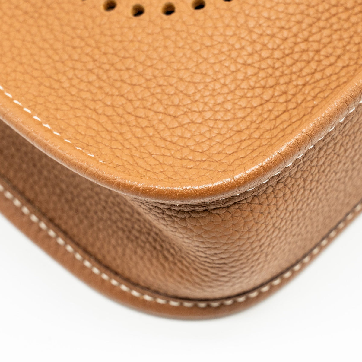 Hermes Mini Evelyne Taurillon Maurice Gold SHW