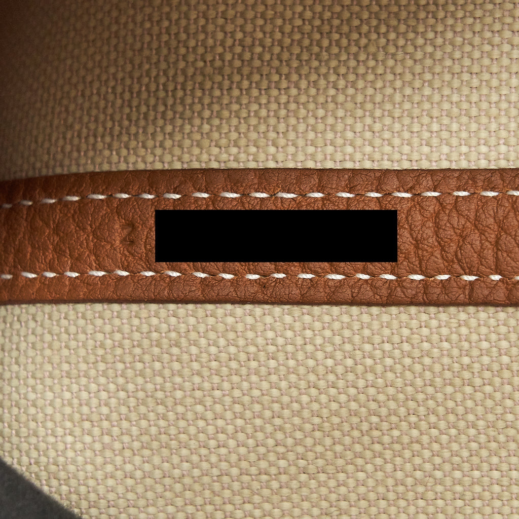 HERMES GARDEN PARTY 30 CANVAS GOLD SHW