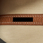 HERMES GARDEN PARTY 30 CANVAS GOLD SHW