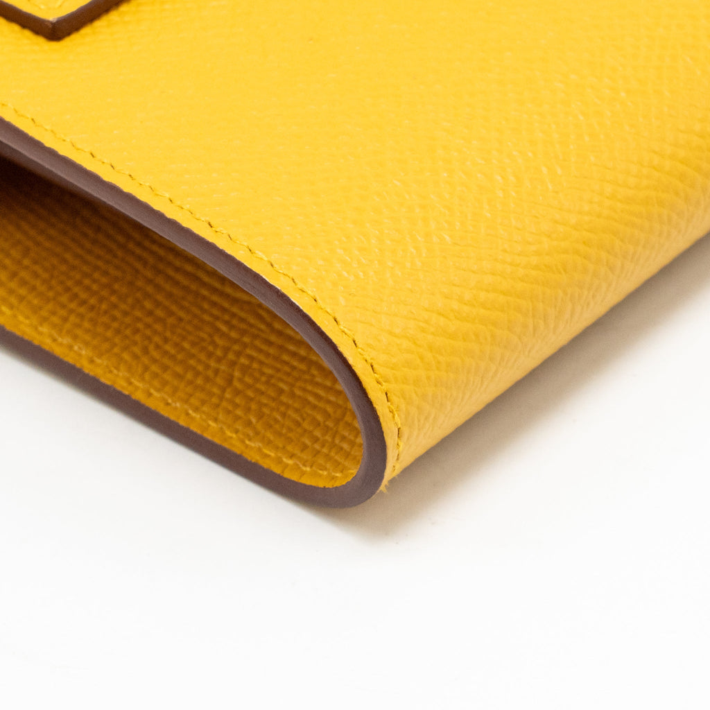 Hermes Kelly to Go Epsom 9D Jaune Ambre SHW