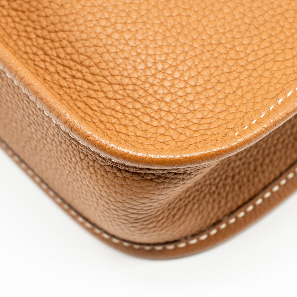 Hermes Mini Evelyne Taurillon Maurice Gold SHW