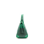 Hermes Birkin 25 Toile Quadrille/Swift Noir-Blanc-Menthe/Menthe SHW